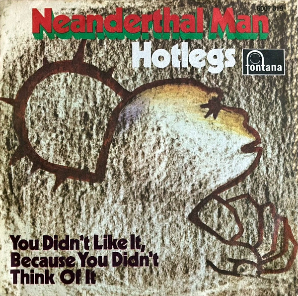 Neanderthal Man 45 rpm sleeve
